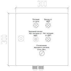 Пульт сигнализации ИБП