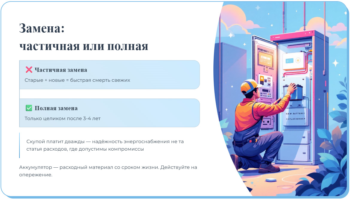 Как понять, что аккумуляторы в ИБП «умирают», не дожидаясь отключения света