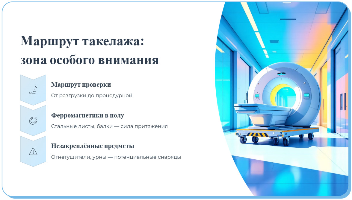 Ферромагнитные материалы в стенах: как проверить помещение перед завозом магнита в кабинет МРТ