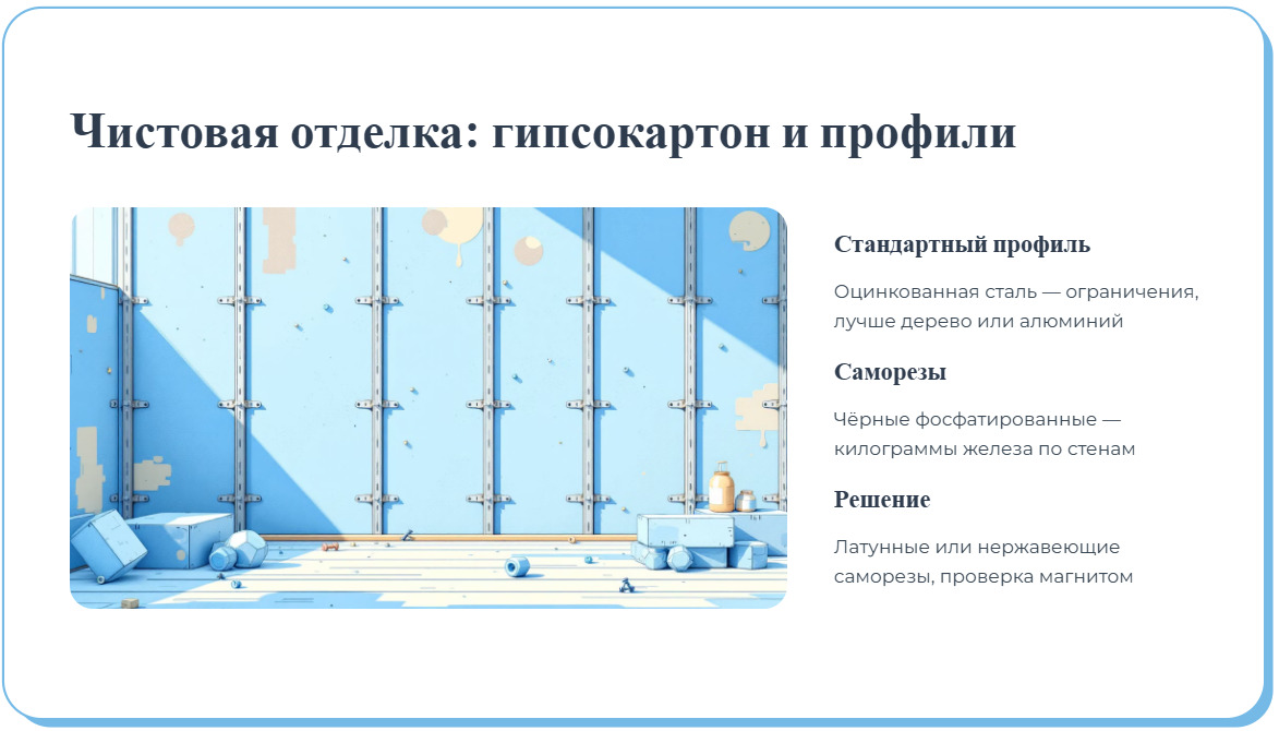 Ферромагнитные материалы в стенах: как проверить помещение перед завозом магнита в кабинет МРТ