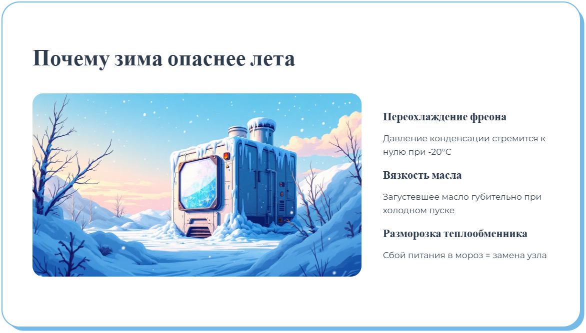 Чиллеры для МРТ: особенности сезонного обслуживания (зима/лето)