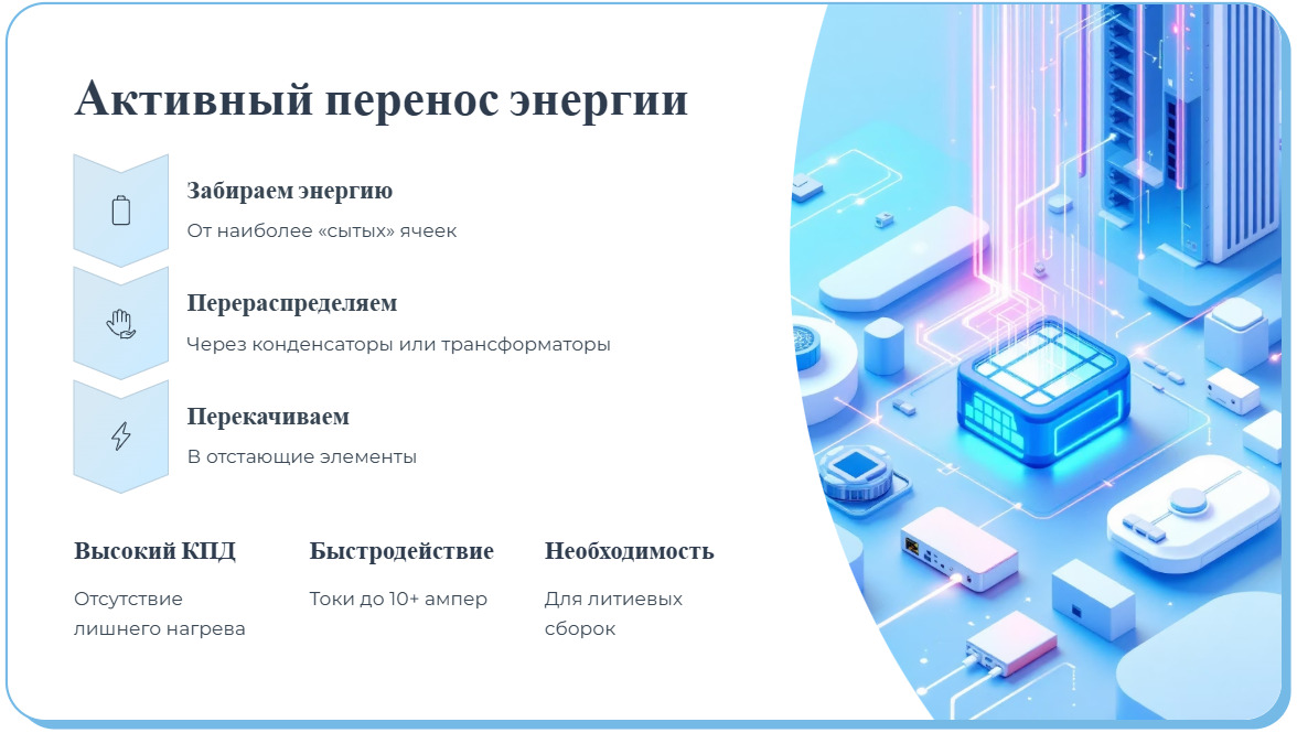 Балансировка заряда: как продлить жизнь большому массиву аккумуляторов