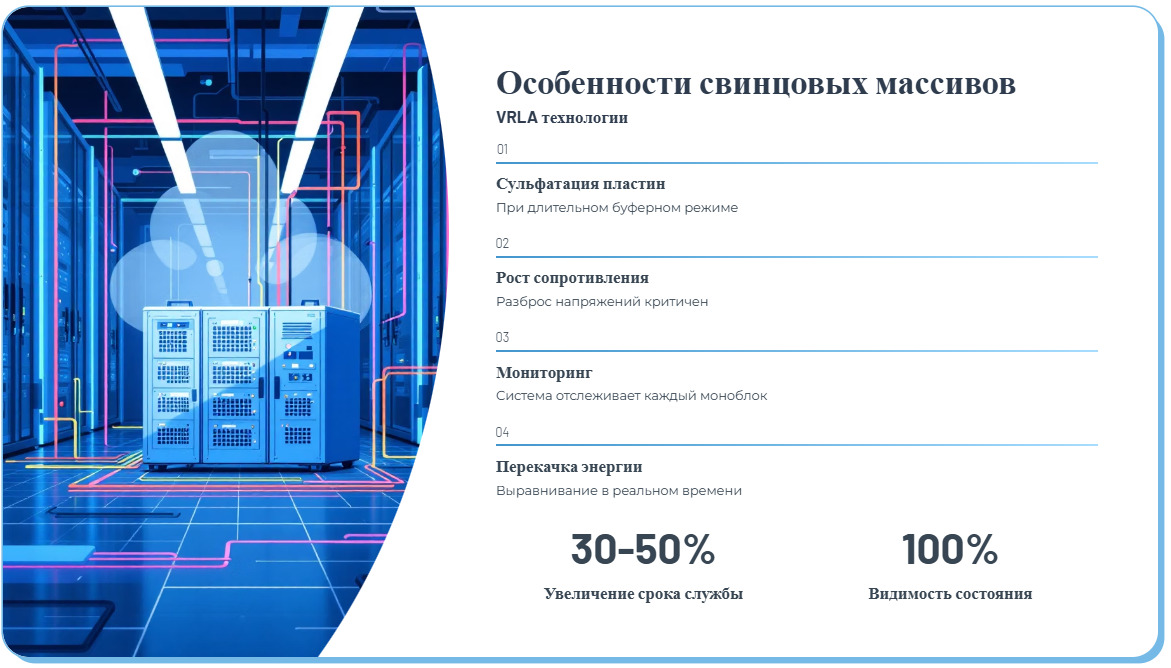 Балансировка заряда: как продлить жизнь большому массиву аккумуляторов