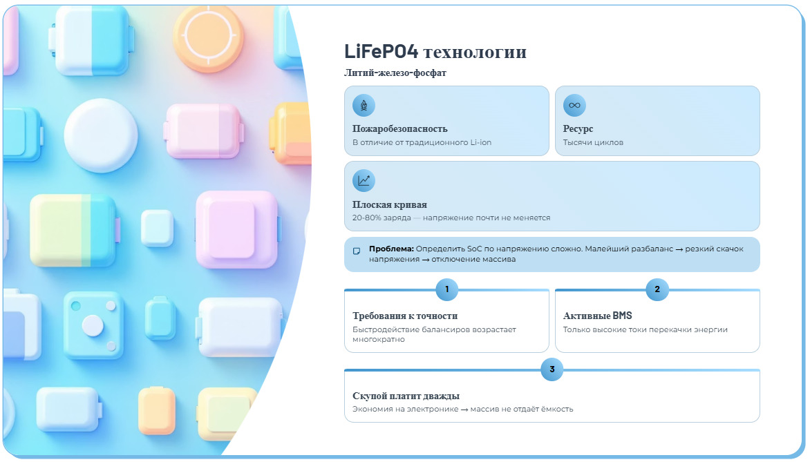 Балансировка заряда: как продлить жизнь большому массиву аккумуляторов