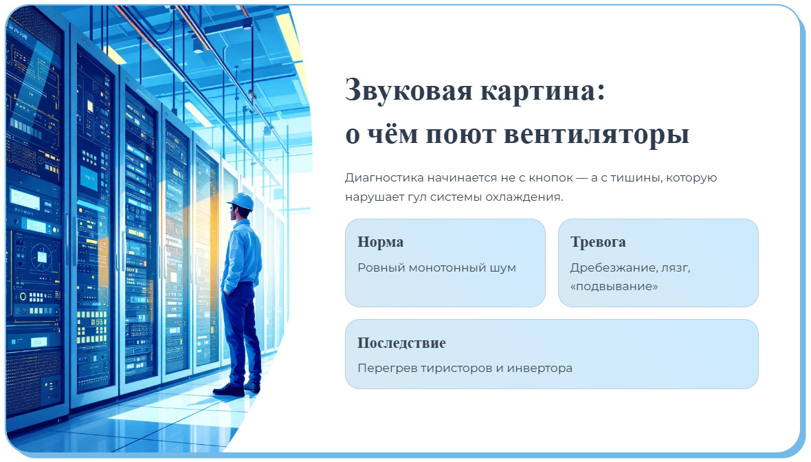 Чек-лист: ежедневный осмотр ИБП силами персонала клиники