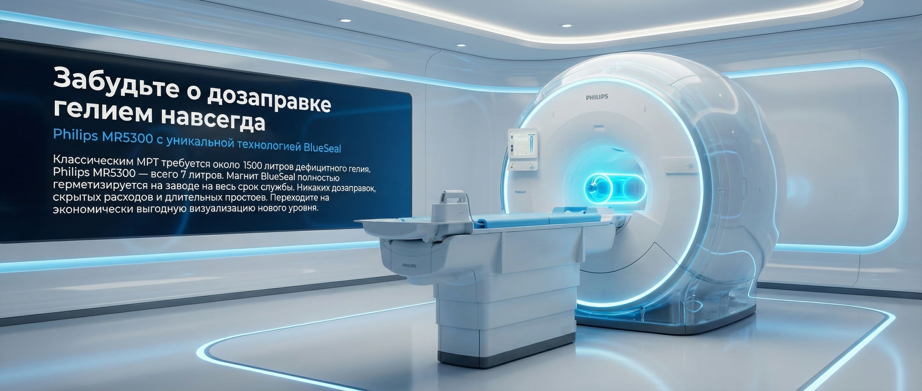 Купить аппарат МРТ Philips MR5300 1.5Т с технологией BlueSeal